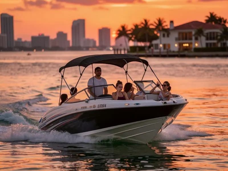 Private sunset cruise